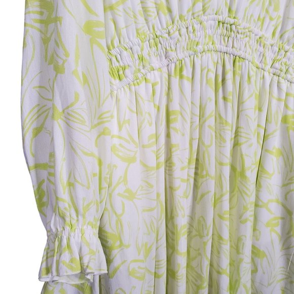 Torrid NWT Size 1X 14/16 Dress Gauze Ruffle Wide Waistband Pockets Pullover - Picture 12 of 14